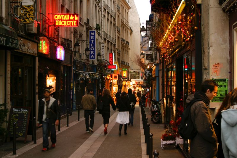 Latin Quarter in Paris is perfect for walking, bistros, nightlife, and shopping