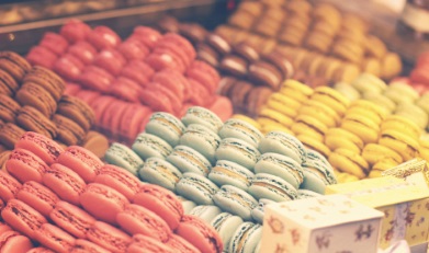 Macarons are a staple must-try food in Paris, France.