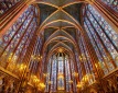 The Saint Chapelle Chapel used to be the French royal home until the 14th century.